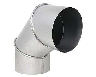 Codo para Tubo Galvanizado Medida 4 1/2'' x 90